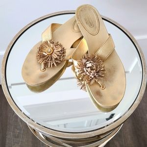 Coach Fringe Flower Sandal, 🌼